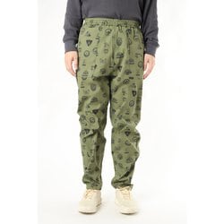 【美品】 マーモット Marmot モンペ カーゴパンツ M 総柄 ピスタチオ♪ 美品】 マーモット Marmot モンペ カーゴパンツ M 総柄