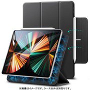 Rebound Magnetic with Clasp iPad Pro 12.9インチ Black [iPad Pro 12.9インチ 第6/5/4世代（2022/2021/2020年発売） 専用 Rebound マグネットスリムケース]