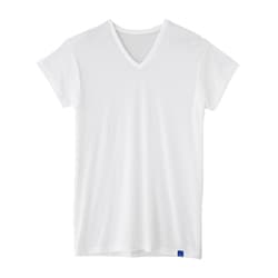 クールマジック VネックTシャツ 吸汗速乾＆消臭 冷感素材 Mサイズ ホワイト MC1812B