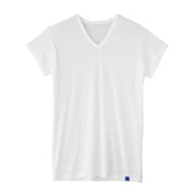 クールマジック VネックTシャツ 吸汗速乾&消臭 冷感素材 Lサイズ ホワイト MC1812B