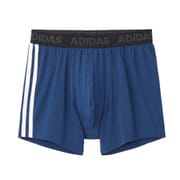 adidas（アディダス）ボクサーパンツ 前閉じ 吸汗速乾ストレッチ LL サイズ ダークブルー APB380A