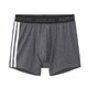 adidas（アディダス）ボクサーパンツ 前閉じ 吸汗速乾ストレッチ L サイズ ブラックモク APB380A