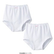 AF5775B [ショーツ  子供肌着2枚組 女児 150サイズ ホワイト]
