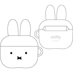 ミッフィー AirPods（第3世代）用 シリコンケース フェイス MF-257WH