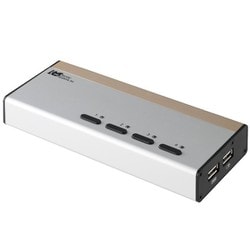 DVI パソコン切替器 4台用 RS-430UDA