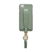 Ha-2106-915 RETRO GREEN [カラバシュ iPhone 7/8用 ケース ショルダーストラップ付き]