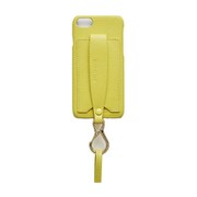 Ha-2106-915 yellow [カラバシュ iPhone 7/8用 ケース ショルダーストラップ付き]