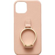 Ha-2109-051 beigepink [ジェムストーンリング iPhone 13用 ケース]