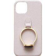 Ha-2109-051 light lavender [ジェムストーンリング iPhone 13用 ケース]