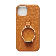 Ha-2109-051 orange [ジェムストーンリング iPhone 13用 ケース]
