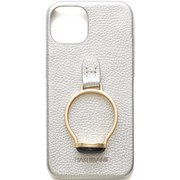 Ha-2109-051 silver [ジェムストーンリング iPhone 13用 ケース]