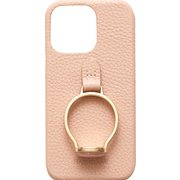 Ha-2109-052 beigepink [ジェムストーンリング iPhone 13 Pro用 ケース]