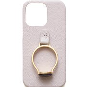 Ha-2109-052 light lavender [ジェムストーンリング iPhone 13 Pro用 ケース]