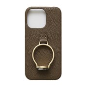 Ha-2109-052 mocha [ジェムストーンリング iPhone 13 Pro用 ケース]