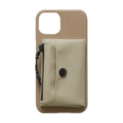 SC-06-002 beige [シェイクジップポーチ iPhone 13用 ケース]