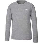 M ロゴ ASA II Tシャツ ロング スリーブ M LOGO ASA II TS LS M MIV01852 6342 CHARCOAL HEATHER Lサイズ(日本：XLサイズ) [アウトドア カットソー メンズ]
