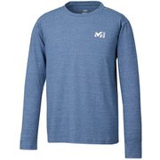 M ロゴ ASA II Tシャツ ロング スリーブ M LOGO ASA II TS LS M MIV01852 6357 HEATHER NAVY Lサイズ(日本：XLサイズ) [アウトドア カットソー メンズ]