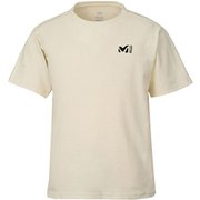 M ロゴ ASA II Tシャツ ショートスリーブ M LOGO ASA II TS SS M MIV01853 7892 HEATHER WHITE Lサイズ(日本：XLサイズ) [アウトドア カットソー メンズ]