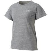 M ロゴ ASA II Tシャツ ショートスリーブ M LOGO ASA II TS SS W MIV01872 6342 CHARCOAL HEATHER XSサイズ(日本：Sサイズ) [アウトドア カットソー レディース]