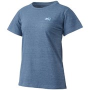 M ロゴ ASA II Tシャツ ショートスリーブ M LOGO ASA II TS SS W MIV01872 6357 HEATHER NAVY Mサイズ(日本：Lサイズ) [アウトドア カットソー レディース]