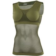 ドライナミック メッシュ タンクトップ LD DRYNAMIC MESH TANK TOP MIV01278 8781 OLIVE SCDサイズ [アウトドア アンダーウェア レディース]