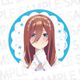 映画 五等分の花嫁 グリッターカンバッジ 中野三玖 [キャラクターグッズ]