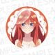 映画 五等分の花嫁 グリッターカンバッジ 中野五月 [キャラクターグッズ]