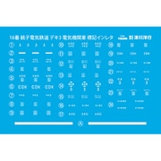 IL-301 HOゲージ 16番 銚子電気鉄道 デキ3用 標記インレタ(印刷色：白・1枚入) [鉄道模型用パーツ]