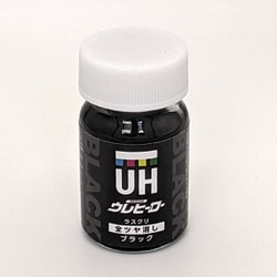 ウレヒーロー ラスクリ 15ml M-2 ブラック （全ツヤ消し） [プラモデル用塗料]