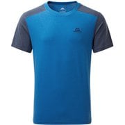 ヘッドポイント ブロック ティー HEADPOINT BLOCK TEE 411793 L05 ラピスブルー Sサイズ [アウトドア カットソー メンズ]