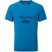 ヘッドポイント スクリプト ティー HEADPOINT SCRIPT TEE 411795 M18 ミコノスブルー Lサイズ [アウトドア カットソー メンズ]