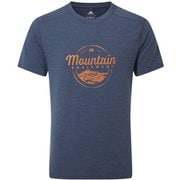 ヘッドポイント スクリプト ティー HEADPOINT SCRIPT TEE 411795 M71 M.ブルー Sサイズ [アウトドア カットソー メンズ]