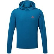 グレース フーデッド トップ GLACE HOODED TOP 411799 M18 ミコノスブルー Lサイズ [アウトドア フーディー メンズ]