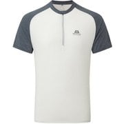 ナバ SS ジップ ティー NAVA SS ZIP T 411950 G71 グレイシャー Lサイズ [アウトドア カットソー メンズ]