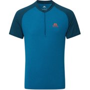 ナバ SS ジップ ティー NAVA SS ZIP T 411950 M18 ミコノスブルー Sサイズ [アウトドア カットソー メンズ]