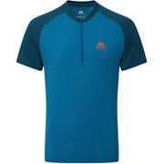 ナバ SS ジップ ティー NAVA SS ZIP T 411950 M18 ミコノスブルー Lサイズ [アウトドア カットソー メンズ]