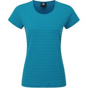 ウィメンズ ストライプ ティー WOMEN’S STRIPE TEE 412739 D03 デジタルブルー Mサイズ [アウトドア カットソー レディース]