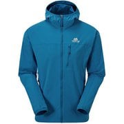 エコー フーデッド ジャケット ECHO HOODED JACKET 415169 A62 アルトブルー Sサイズ [アウトドア ソフトシェルジャケット メンズ]