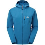 ウィメンズ エコー フーデッド ジャケット WOMEN’S ECHO HOODED JACKET 414178 A62 アルトブルー XSサイズ [アウトドア ソフトシェルジャケット レディース]