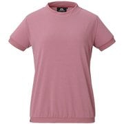 WOMEN’S RIB TEE 424720 H40 ヘザーローズ Lサイズ [アウトドア カットソー レディース]