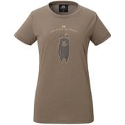 ウィメンズ ブリットポップ ティー クマ WOMEN’S BRITPOP TEE KUMA 424722 W02 ウォールナット Lサイズ [アウトドア カットソー レディース]