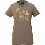 ウィメンズ ブリットポップ ティー ムササビ WOMEN’S BRITPOP TEE MUSASABI 424730 W02 ウォールナット Mサイズ [アウトドア カットソー レディース]