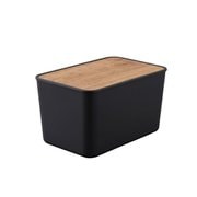 NWB-45D [ナチュラルウッドボックス 収納ケース 収納ボックス MDサイズ ダークグレー]