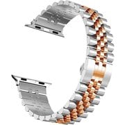 ESP0204111 [Apple Watch 42/44mm用 バンド ジュビリーブレスレット Pink Silver]