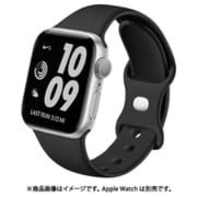 ESP0203807 [Apple Watch 42/44mm用 バンド シリコン Black]
