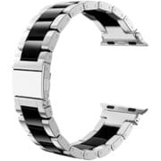 ESP0204002 [Apple Watch 38/40mm用 バンド セラミックステンレス SilverBlack]