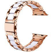 ESP0204003 [Apple Watch 38/40mm用 バンド セラミックステンレス GoldWhite]