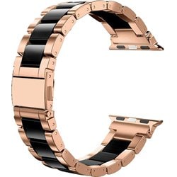 ESP0204004 [Apple Watch 38/40mm用 バンド セラミックステンレス GoldBlack]
