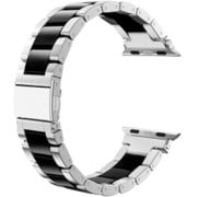 ESP0204006 [Apple Watch 42/44mm用 バンド セラミックステンレス SilverBlack]