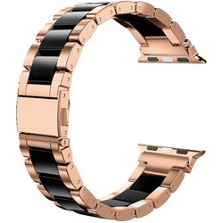 ESP0204008 [Apple Watch 42/44mm用 バンド セラミックステンレス GoldBlack]